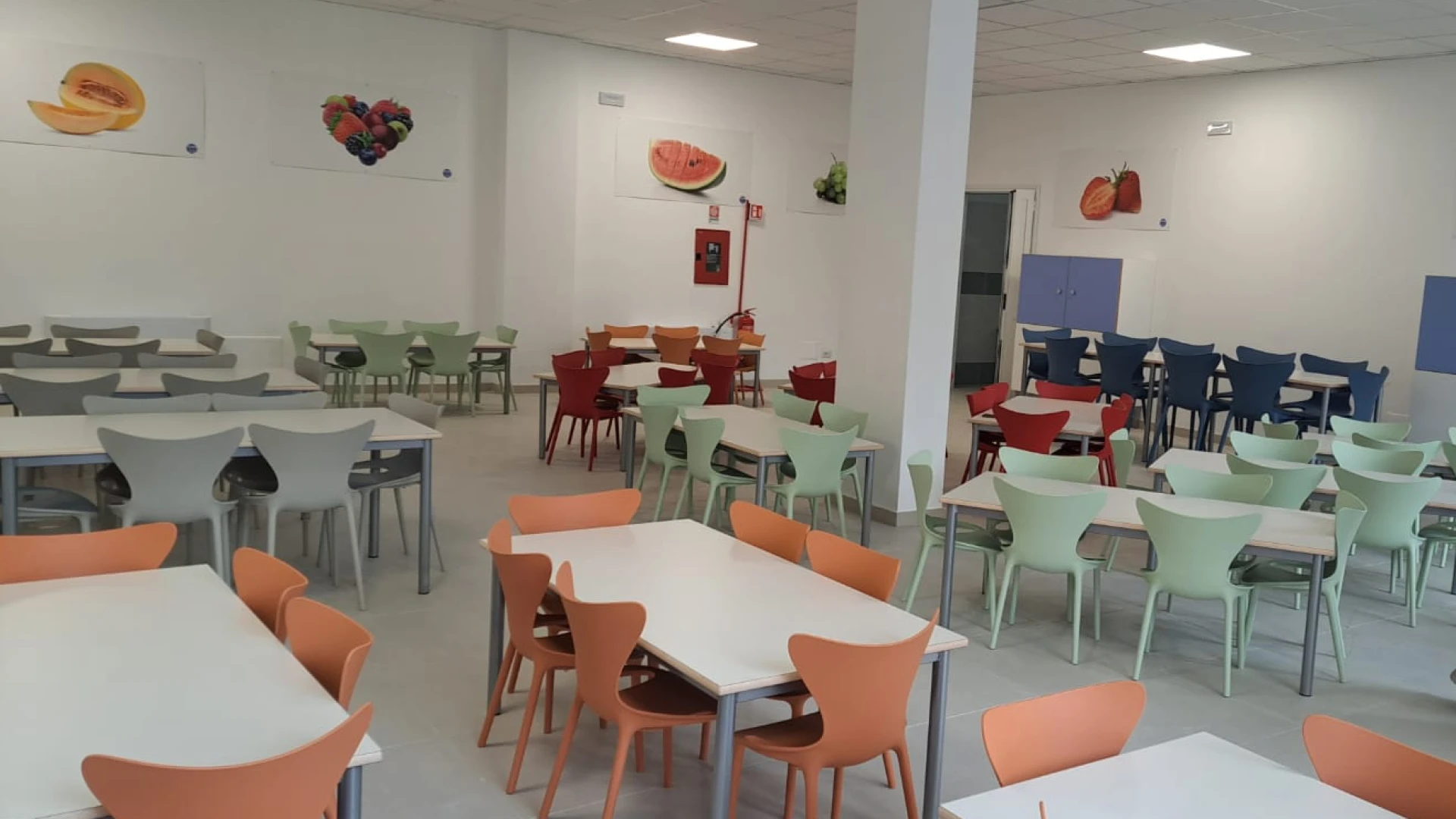 Venafro: la mensa dell’Istituto “Don Giulio Testa” in città e’ il primo intervento di edilizia scolastica finanziato con fondi PNRR.